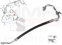 Konditsioneeri toru , kõrgsurve OEM Citroen Jumpy/Peugeot Expert 2016-