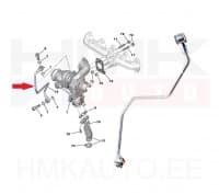 Turbo õlitustoru OEM Citroen/Peugeot 1,6HDI