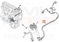 Turbo juhtsolenoidi vaakumtorud OEM Citroen/Peugeot 1,6HDi