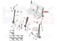 Turvavöö eesmine vasak OEM Citroen Jumpy/Peugeot Expert 2016-