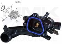 Termostaat korpusega OEM Citroen/Peugeot 1,6VTi  EP6