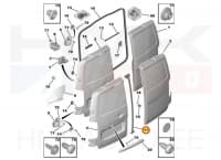 Tagauste vaheline tihend OEM Citroen Jumpy/Peugeot Expert 2016-