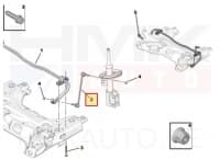 Stabilisaatori otsavarras eesmine OEM Jumpy/Expert/Spacetourer 2016-