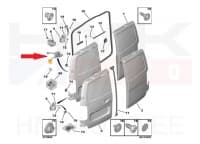 Uksepiiraja tagauksele OEM Jumpy/Expert 2016-