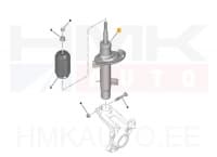 Amortisaator eesmine parem OEM Peugeot 2008