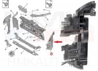 Jahutusradiaatori tuulesuunaja vasak OEM Citroen Jumpy/Peugeot Expert 2016-