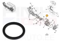 O-rõngastihend jahutusvedeliku torule OEM Citroen/Peugeot 1,5BlueHDI DV5R