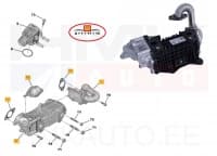 EGR jahutusradiaator OEM Citroen/Peugeot/Fiat/Opel 1,5BlueHDi DV5R 2018-
