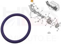 O-rõngastihend jahutusvedeliku torule OEM Citroen/Peugeot 1,5BlueHDI DV5R