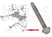 Sillaraami kinnituspolt M14x2,00 OEM Peugeot/Citroen