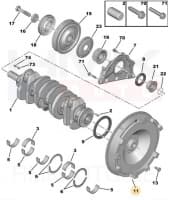 Kahemassiline hooratas OEM Citroen Jumper, Peugeot Boxer 2,2 BlueHDi 121kW 2020-
