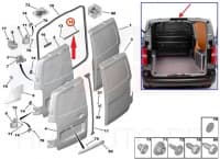 Tagauste ava tihend ülemine OEM Citroen Jumpy/Peugeot Expert 2016-