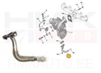 Turbo õli tagasivoolutoru OEM Citroen/Peugeot 1,5BlueHDI D5VR