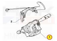 Roolisamba lülitiplokk OEM Citroen Berlingo/Peugeot Rifter 2018- (+esiudutuled,vihmasensor)