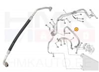 Konditsioneeri toru , madalsurve OEM Citroen Jumpy/Peugeot Expert 2016-