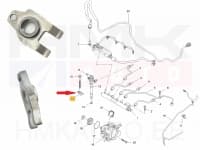 Pihusti kinnitusklamber OEM Renault 1,6DCI