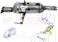 Tahmafilter(DPF/FAP) OEM Renault Master III 2,3DCI 2016- (M9T-704,706)