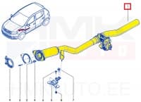 Heitgaaside klapp OEM Dacia Logan, Sandero 1,5DCI