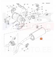 Summuti tagaosa OEM Renault Trafic 2014-
