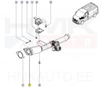 Heitgaaside klapp OEM Renault Trafic 2016- Euro6
