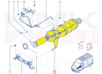 Tahmafilter(DPF/FAP) OEM Renault Master III 2,3DCI 2014- (M9T-726)