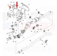 Tahmafilter(DPF/FAP) OEM Renault Trafic 1,6dCi Euro6C 70/88kW 2016-
