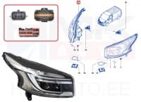 Esituli parem LED OEM Renault Trafic 2018-21