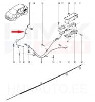 Seisupiduritross tagumine parem OEM Renault Koleos