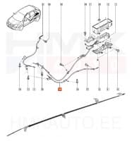 Seisupiduritross tagumine vasak OEM Renault Koleos