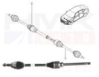 Veovõll komplektne parem OEM Renault Talisman 1,6DCI