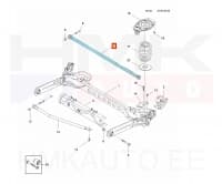 Tagasilla tugivarras OEM Renault Trafic III 2014-