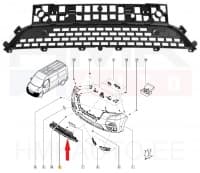 Esistange iluvõre OEM Renault Master 2019-