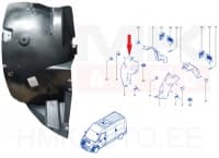 Esilogari esiosa parem OEM Renault Master 2019-