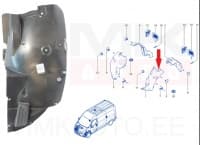 Esilogari esiosa vasak OEM Renault Master 2019-