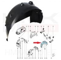 Tagalogar vasak OEM Trafic/Vivaro/Talento/NV300 2014-