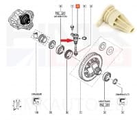 Kiiruse anduri korpus OEM Renault