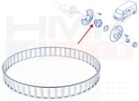 ABS rõngas rattarummule taga Renault Master 2000-2010 FWD (51 hammast)