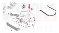 Turbo õhutoru klamber OEM Renault Master/Opel Movano 2,3DCI 2010-