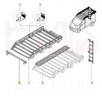Katuseraami komplekt OEM Renault Trafic 2001-14