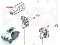 Ukselukusti esiuksele parem OEM Dacia