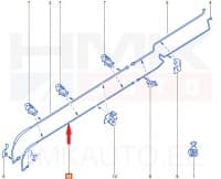 Konditsioneeri toru tagumine OEM Renault Trafic II L1 2006-
