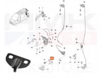 Tagaukse suunaja alumine parem OEM Renault Master 2010-