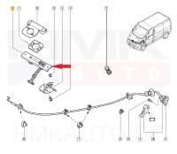 Kapoti tuulelukk OEM Opel Vivaro / Renault Trafic 2001-14