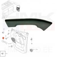 Esiukse käepideme kate sisemine parem OEM Renault Master 2010-