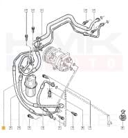 Konditsioneeri toru OEM Renault Trafic II 2010-