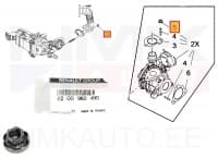 EGR-toru/turbo kinnitusmutter OEM Renault M8x1,25
