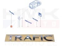 Embleem tagauksele "Trafic" OEM Renault Trafic III 2014-