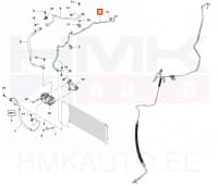 Konditsioneeri toru, kõrgsurve OEM Renault Master 2016-  (R1234yf)