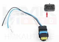Kütuserõhu anduri/väntvõlli asendi anduri pistik juhtmetega Delphi  3-klemmi