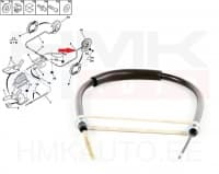 Seisupiduritross tagumine vasak Peugeot 406 (ketaspidur)